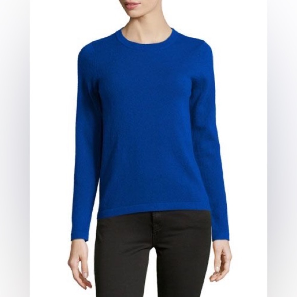 Neiman Marcus Cashmere Collection Crewneck Sweater